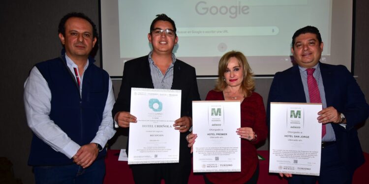 ENTREGA SECTUR COAHUILA CERTIFICACIONES DE CALIDAD TURÍSTICA A EMPRESAS