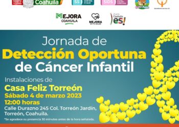DETECTARÁ SALUD COAHUILA A NIÑOS CON CÁNCER