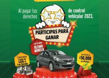 EN FEBRERO, CUBRE TU CONTROL VEHICULAR 2023 Y PARTICIPA PARA GANAR INCREÍBLES SORPRESAS EN COAHUILA