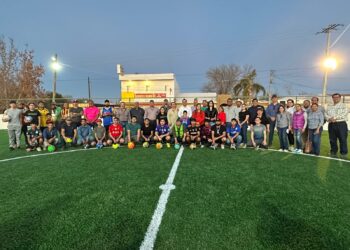 REHABILITAN Y REINAUGURAN LA CANCHA DE FUTBOL RÁPIDO DEL GIMNASIO MUNICIPAL “MARCELO JUÁREZ ALARCÓN”