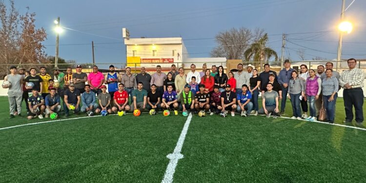 REHABILITAN Y REINAUGURAN LA CANCHA DE FUTBOL RÁPIDO DEL GIMNASIO MUNICIPAL “MARCELO JUÁREZ ALARCÓN”
