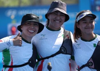 SE CUELGA EL ORO, COAHUILENSE ÁNGELA RUIZ, EN LA COPA DEL MUNDO DE TIRO CON ARCO