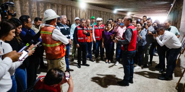 SUPERVISA MARS AVANCES DEL SISTEMA VIAL CUATRO CAMINOS, EN TORREÓN