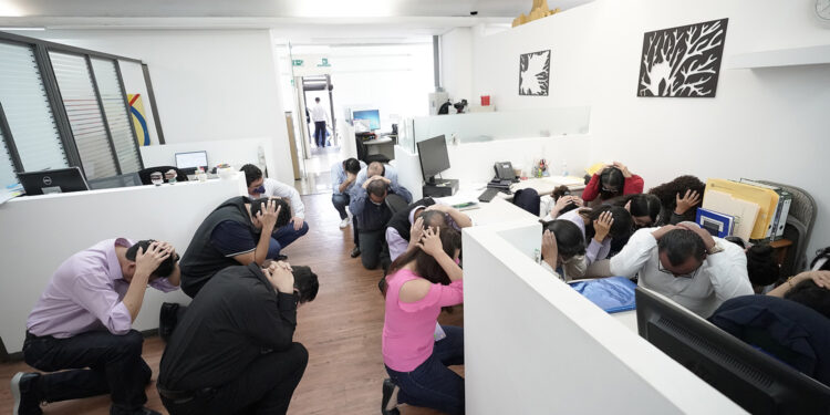 Más de 175 mil trabajadores del IMSS participaron en el Primer Simulacro Nacional 2023