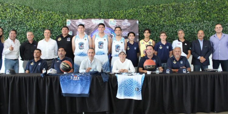 PRESENTAN A LOS T-REX DE SALTILLO, RUMBO AL CIRCUITO DE BASQUETBOL DEL PACÍFICO