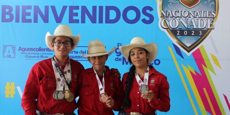 OBTIENE RODEO DE COAHUILA CUATRO MEDALLAS EN NACIONALES CONADE