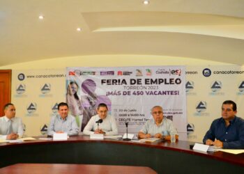 SECRETARÍA DEL TRABAJO DE COAHUILA INVITA A FERIA DE EMPLEO EN TORREÓN: OFERTARÁN 450 VACANTES