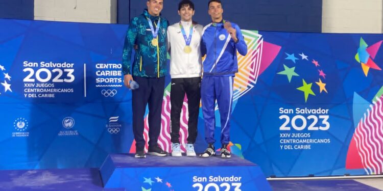 SUMA COAHUILENSE MIGUEL DE LARA SU TERCER ORO EN LOS JCC SAN SALVADOR 2023