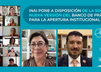 INAI PONE A DISPOSICIÓN DE LA SOCIEDAD NUEVA VERSIÓN DEL BANCO DE PRÁCTICAS PARA LA APERTURA INSTITUCIONAL