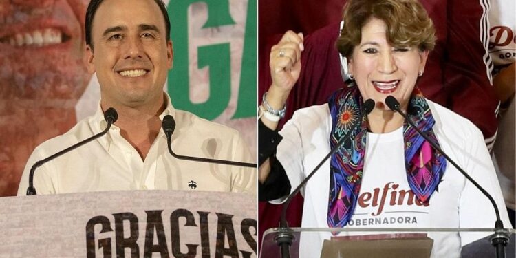 AMLO felicita a Manolo Jiménez y a Delfina Gómez por sus triunfos en Coahuila y Edomex; ‘la gente participó y eligió libremente’