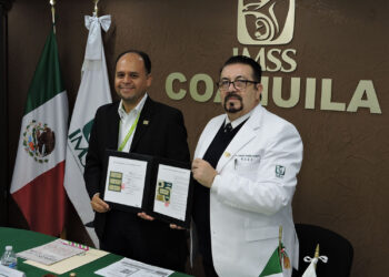 Participa IMSS Coahuila en ceremonia de Cancelación de Primer Día de Emisión de la Estampilla Postal 80 años del IMSS