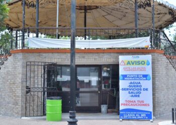 Instalan Centros de Hidratación por toda la ciudad