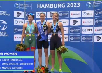 LOGRA COAHUILENSE JIMENA DE LA PEÑA SEGUNDO LUGAR EN MUNDIAL DE TRIATLÓN, EN ALEMANIA