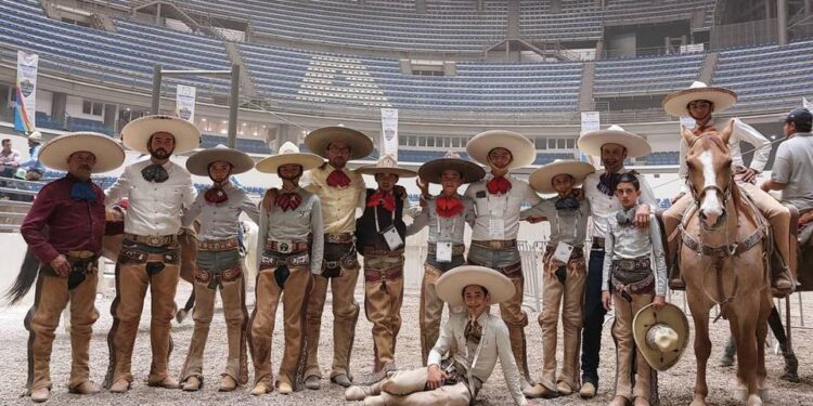 Agrupaciones de charrería coahuilenses inician actividad en el Trigésimo Campeonato Nacional Infantil en Aguascalientes