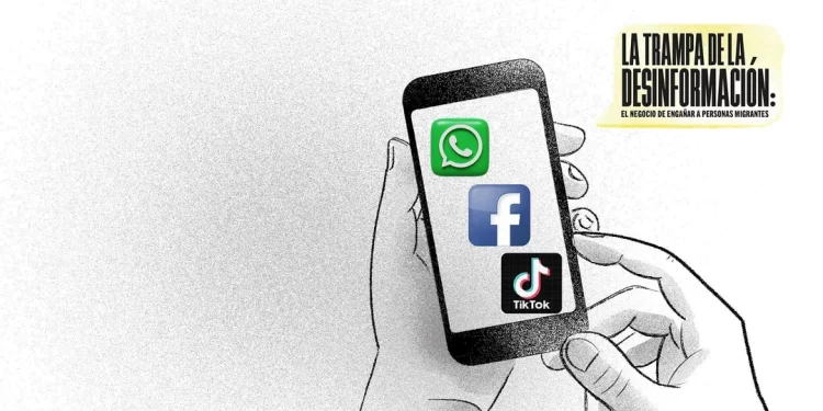 Creadores de contenido en redes sociales fomentan la desinformación entre personas migrantes