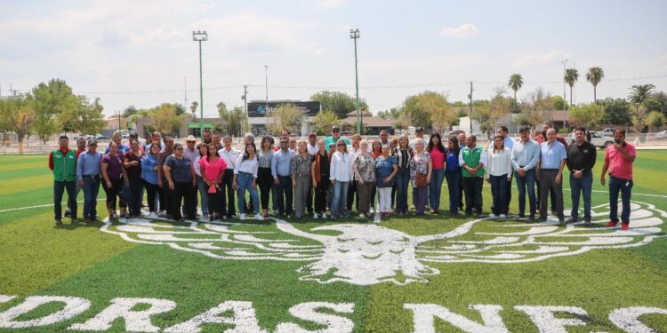 SUPERVISA ALCALDESA AVANCES DE OBRAS EN ÁREAS RECREATIVAS