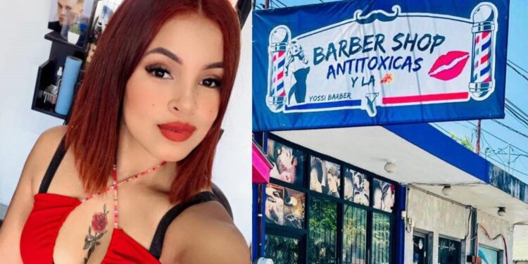 Ella es Yossi y su barber shop ‘Antitóxicas’ en Acuña