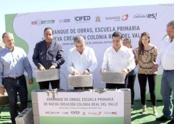 INICIA MARS CONSTRUCCIÓN DE ESCUELA PRIMARIA EN RAMOS ARIZPE