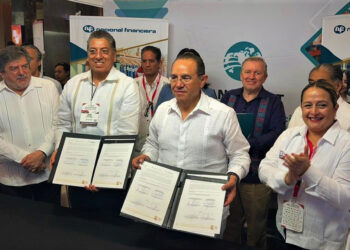 FIRMAN NAFIN Y CANACAR CONVENIO PARA RESPALDAR A MIPYMES DEL SECTOR TRANSPORTISTA