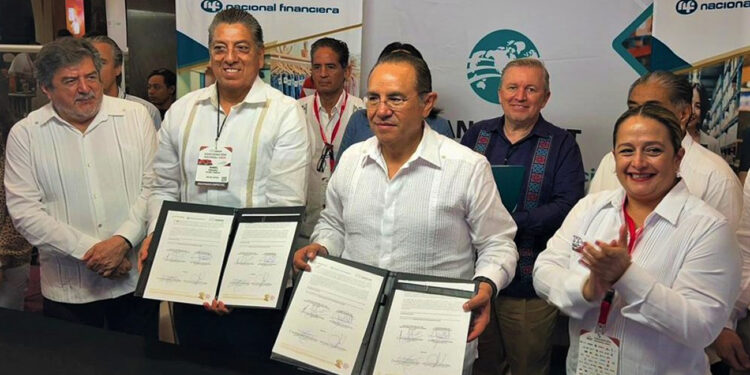 FIRMAN NAFIN Y CANACAR CONVENIO PARA RESPALDAR A MIPYMES DEL SECTOR TRANSPORTISTA