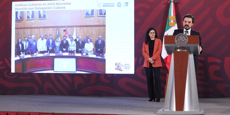 A un año de colaboración, suman más de 776 mil actividades asistenciales de médicos cubanos en IMSS-Bienestar