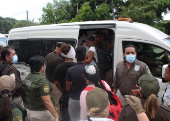 Policía Estatal solo participa cuando el INM lo requiere durante operativos