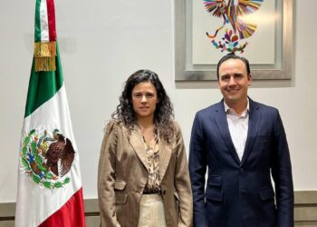 Dialoga Manolo Jiménez con titular de Segob sobre proyectos para Coahuila