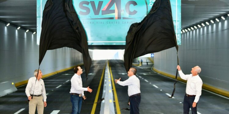 CON INVERSIÓN DE 518 MDP, INAUGURA MARS EL SISTEMA VIAL CUATRO CAMINOS, EN TORREÓN