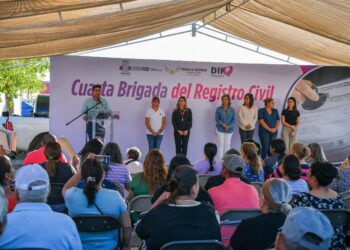 BRINDAN CERTEZA JURÍDICA EN BRIGADA DEL REGISTRO CIVIL