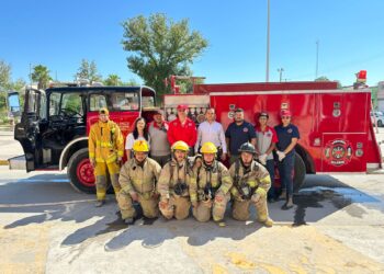 REALIZAN SIMULACRO DE INCENDIO Y EVACUACIÓN EN PRESIDENCIA DE ALLENDE