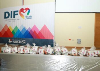 Apoya DIF a 210 Empacadores con dotación de despensa para cada uno