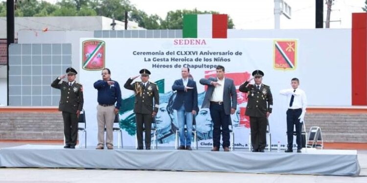 Recuerdan el 176 aniversario de la gesta heroica de los Niños Héroes