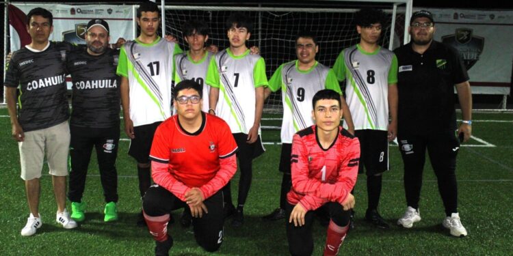 BUSCARÁ FUTBOL CIEGOS DE COAHUILA EL BRONCE EN PARANACIONALES CONADE