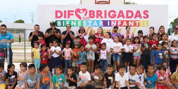 NIÑOS DEL SECTOR LA MISIÓN APRENDIERON Y SE DIVIRTIERON EN LA BRIGADA DE BIENESTAR INFANTIL «VA POR LOS NIÑOS»
