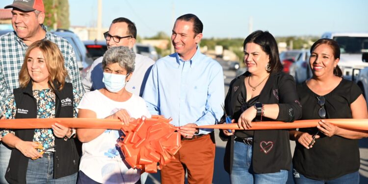 DESPUÉS DE 23 AÑOS HABITANTES DE LAS COLONIAS 5 DE MAYO Y VILLA MILENIO SE BENEFICIAN CON OBRA DE PAVIMENTACIÓN DE 13 CUADRAS EN LA CALLE NOPAL