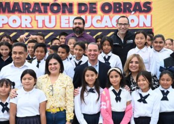 EN LOS HECHOS LE CUMPLEN A LA ESCUELA OCTAVIO PAZ CON ARRANQUE DE BARDA PERIMETRAL