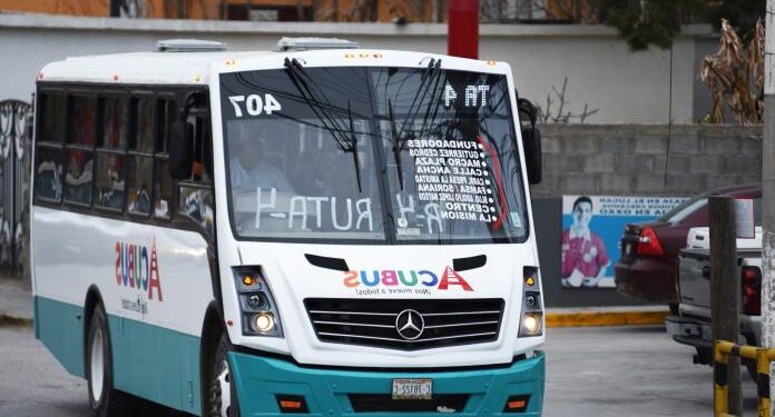 ANTE SUSPENSIÓN DEL SERVICIO ACUBUS ANALIZA MUNICIPIO LA MEJOR OPCIÓN DE TRANSPORTE PÚBLICO PARA GARANTIZAR LA MOVILIDAD