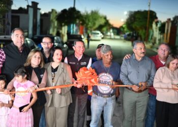 ENTREGA EL MUNICIPIO PROYECTO INTEGRAL DE BANQUETAS, CORDÓN, ALUMBRADO PÚBLICO LED Y PAVIMENTO PARA LOS RESIDENTES DE LAS COLONIAS NOBLASI 1 Y 2