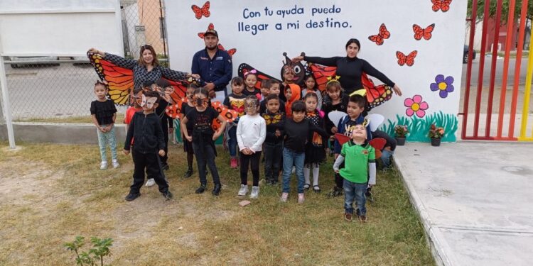 FORTALECE ACUÑA LAS ACCIONES DE EDUCACIÓN AMBIENTA  Y DE BIENVENIDA A LA MARIPOSA MONARCA