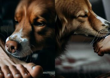 ¿Por qué a los perros les gusta lamer los pies?