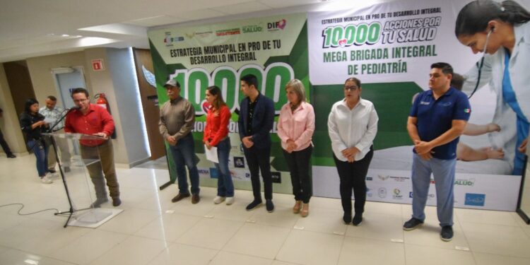 REALIZAN MEGA BRIGADA INTEGRAL DE PEDIATRÍA