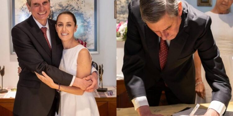 Se casa Claudia Sheinbaum con Jesús María Tarriba Unger