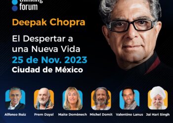 ANTE UN MUNDO EN CAOS, INDISPENSABLE EL DESPERTAR DE CONCIENCIA: Deepak Chopra
