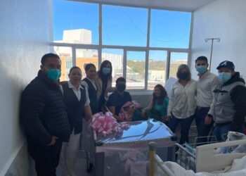 VISITA ALCALDESA NORMA TREVIÑO GALINDO A PRIMERAS BEBÉS DEL 2024.