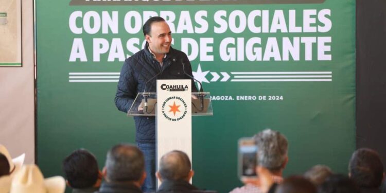 Con obras sociales, Coahuila avanza a pasos de Gigante: Manolo