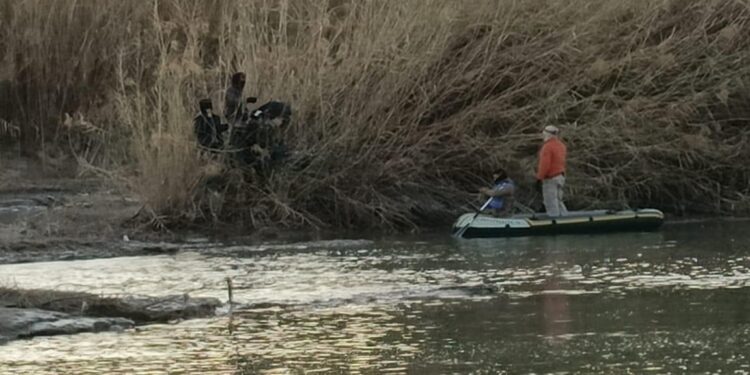 INM rescata del Río Bravo en Piedras Negras, Coahuila, a cuatro migrantes