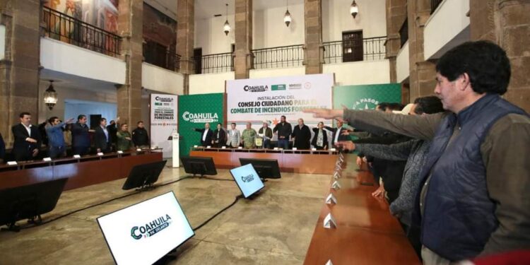 INSTALA MANOLO EL CONSEJO CIUDADANO PARA EL COMBATE DE INCENDIOS FORESTALES.