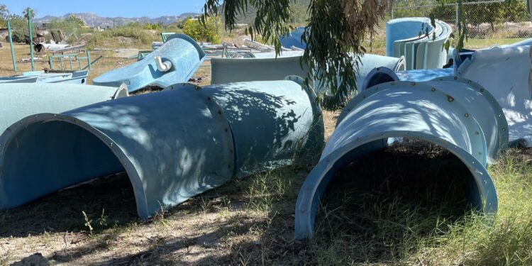 Toboganes millonarios en El Coromuel: años en desuso y acabaron en desfalco