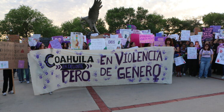 Así se vivieron las marchas feministas del 8M en Piedras Negras, Coahuila, y otros estados