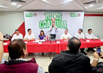 EN COAHUILA HAY CONDICIONES DE PAZ Y SEGURIDAD PARA LAS ELECCIONES, AFIRMAN RIQUELME Y MARÍA BÁRBARA